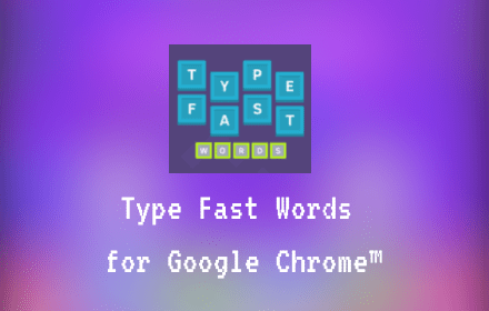 Type Fast Words - HTML5 Game small promo image