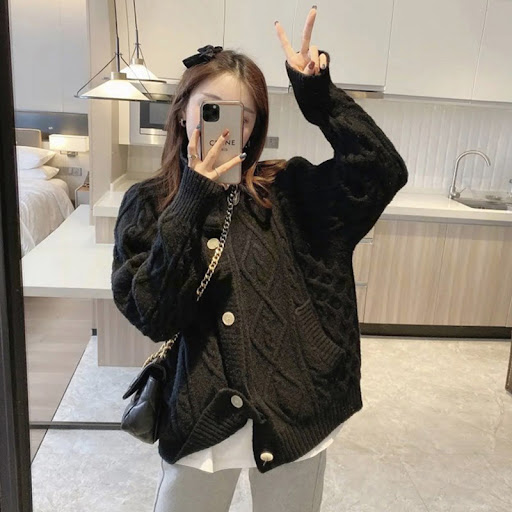 Title 3, Spring And Autumn New Style Lazy Wind Twist Swe...