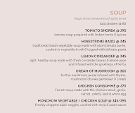 Houz Cafe Bar menu 1