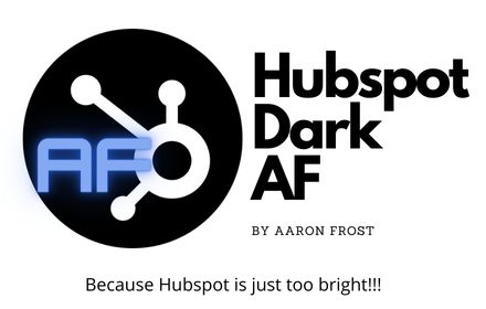 Hubspot Dark AF Preview image 0