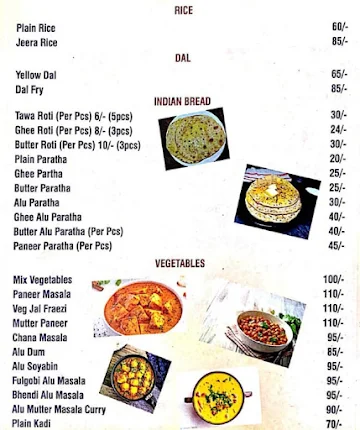 Pandit Ji Kitchen menu 