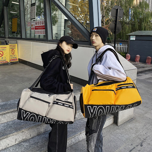 Title 7, Double-Shoulder Travel Sports Bag Portable Pouc...