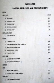 Tasty Bites menu 3