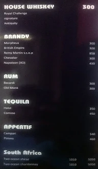 Purple Room - Clarion Hotel menu 6