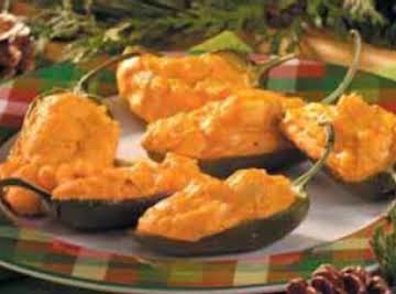 Buffalo Wing~Stuffed Jalapeno Poppers