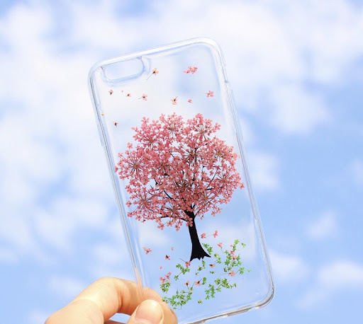 Title 1, Hanfeng Real Flower Epoxy Phone Case, compatibl...