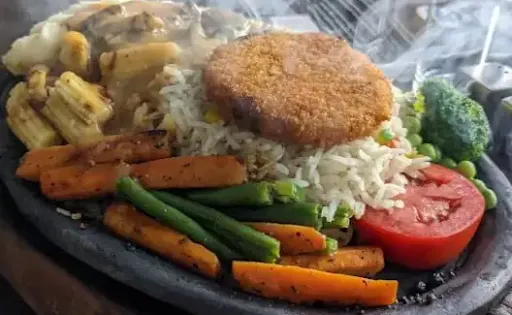 Veg Exotica Sizzlers With Corn Cutlet