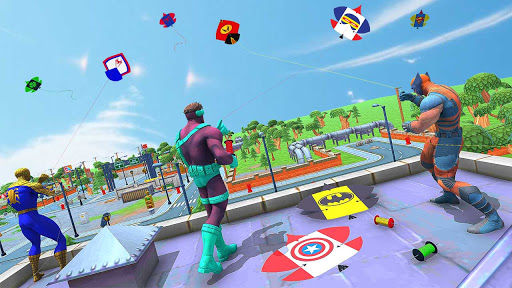 Screenshot Superhero Kite Flying Games