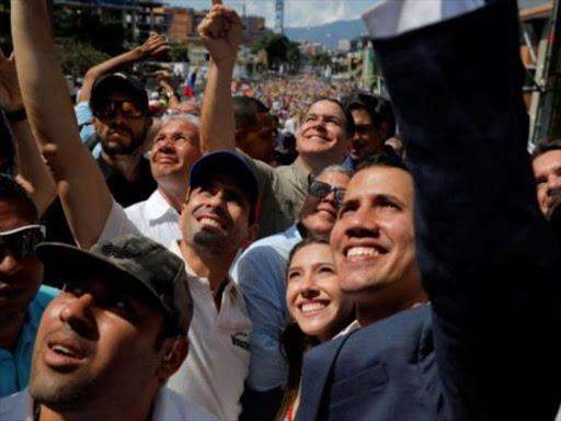 Juan Guaidó urged his supporters to continue protesting. /REUTERS