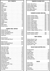 Hotel Sai Dhaba menu 3