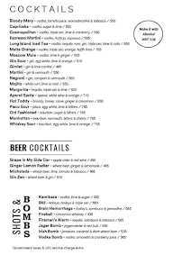 Gateway Taproom menu 2