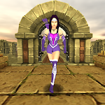 Cover Image of Download Warrior Princess run - Road To Temple 3 APK