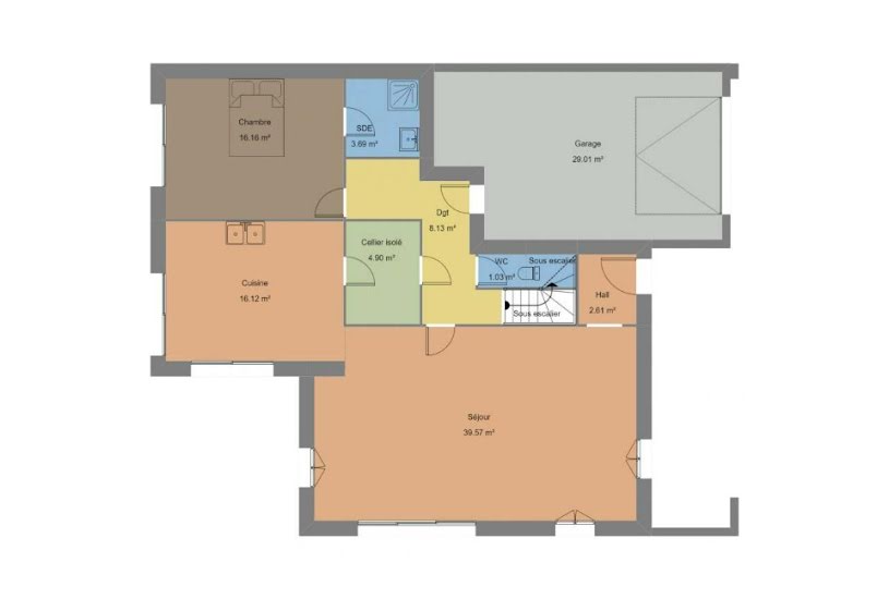  Vente Terrain + Maison - Terrain : 3 435m² - Maison : 148m² à Languidic (56440) 