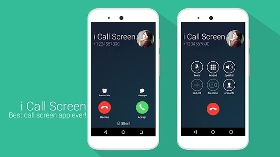 i Call screen Free + Dialer Screenshot