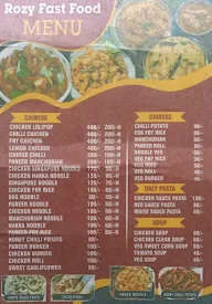 Rozy Fast Food & Dhaba menu 3