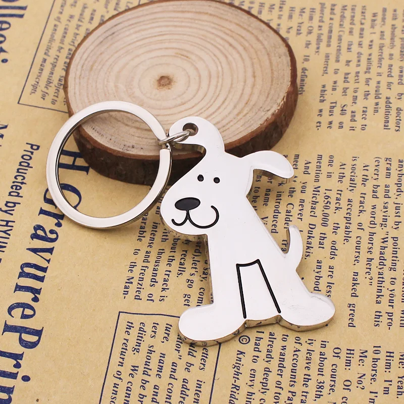 Title 4, Porte-clés créatif brillant en forme de chien, ...