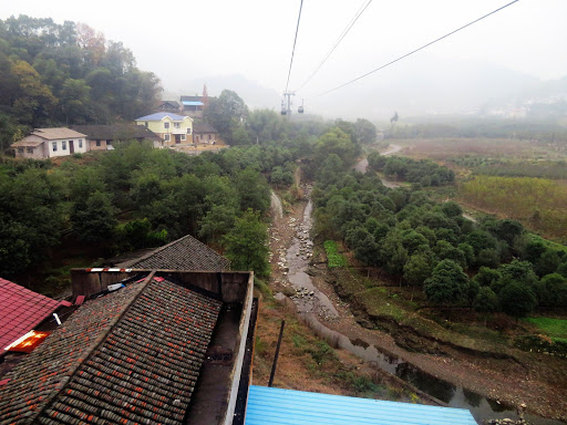 Cable Car Ride to Tianmen Mountain China 2016