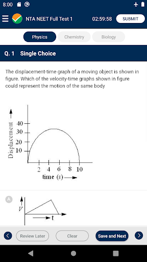 Screenshot National Test Abhyas