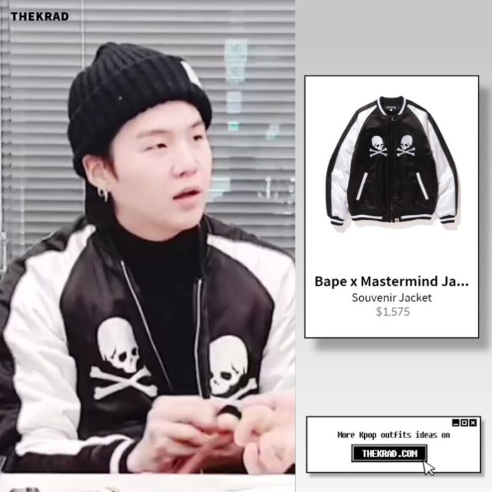 BTS Member Suga Wore RM's Cardigan From “Run” on His  Broadcast