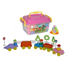 Đồ chơi lắp ghép xây dựng - POLESIE Toys - Hàng Nhập Khẩu Chính Hãng Từ Châu Âu, An Toàn, Chất Lượng Cao -56184-PLS