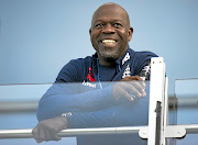 MAN WITH A VIEWEngland bowling coach Ottis Gibson  on the balcony after the fourth day of the fourth Test between England and South Africa at Old Trafford on August 7 Picture: Getty Images