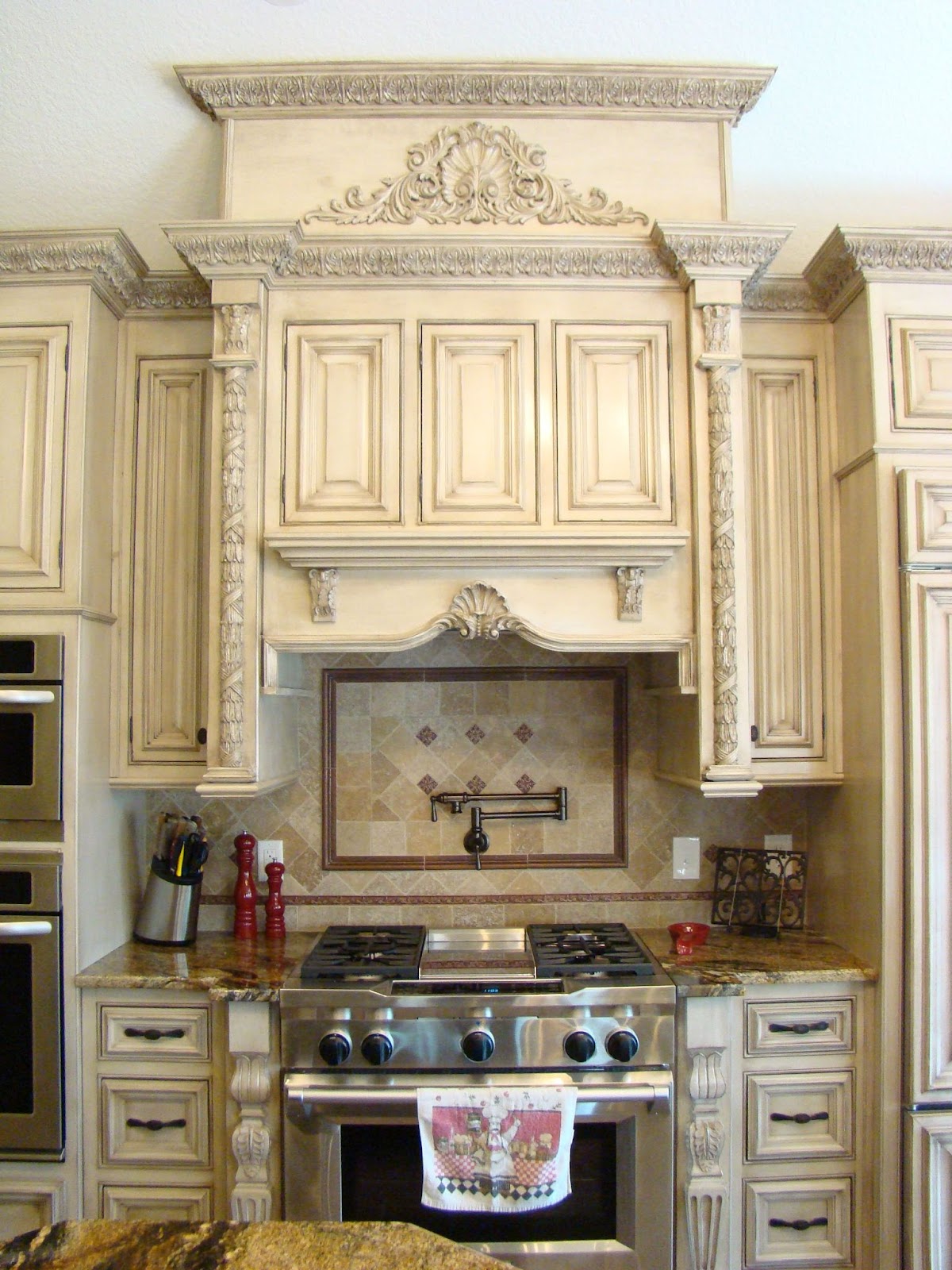 Antique Finish Cabinets