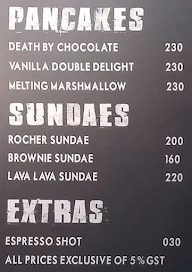 Crush Coffee menu 4