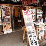 tsukiji outer fish market in Tokyo, Japan 