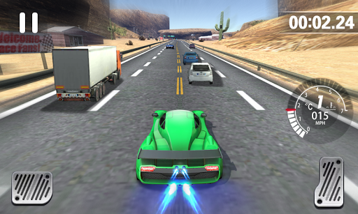 Endless car Racing PC game.