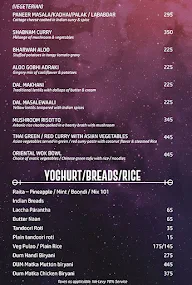 The Cosmic Kitchen menu 3