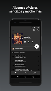 YouTube Music Varía según el dispositivo. 1