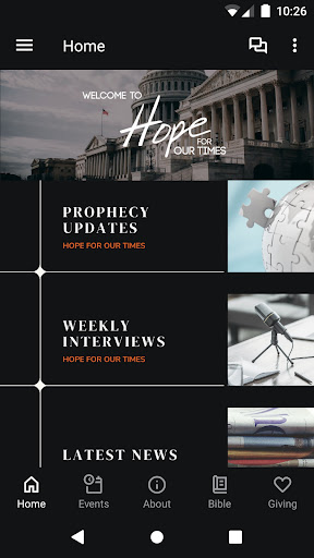 Screenshot Hope for our Times
