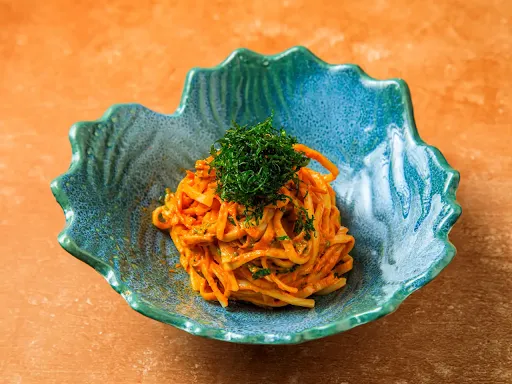 Smoked Bell Pepper Udon Noodles