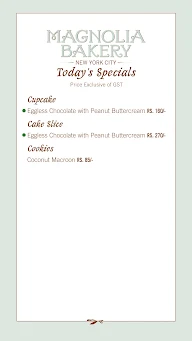 Magnolia Bakery menu 4