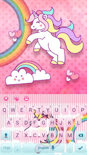 Cuteness Unicorn Keyboard Theme(圖1)-速報App