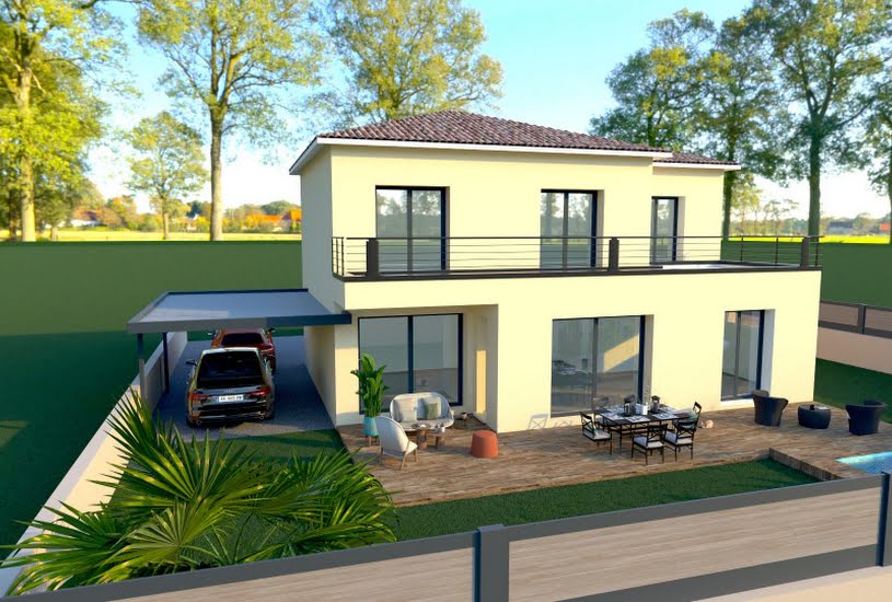  Vente Terrain + Maison - Terrain : 1 200m² - Maison : 121m² à La Crau (83260) 