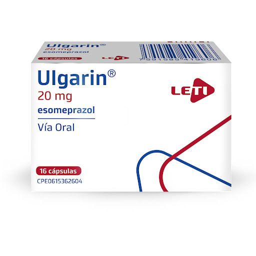 Esomeprazol Ulgarin 20Mg 16 Cápsulas