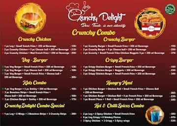 Crunchy Delight menu 