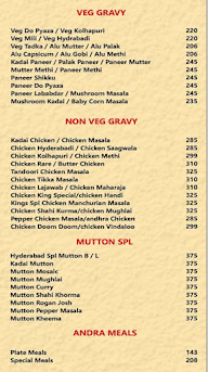 Ganavi V Garden menu 2