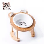 gray cat 1 bowl set