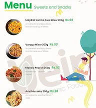 Ueir Organic Foods menu 3