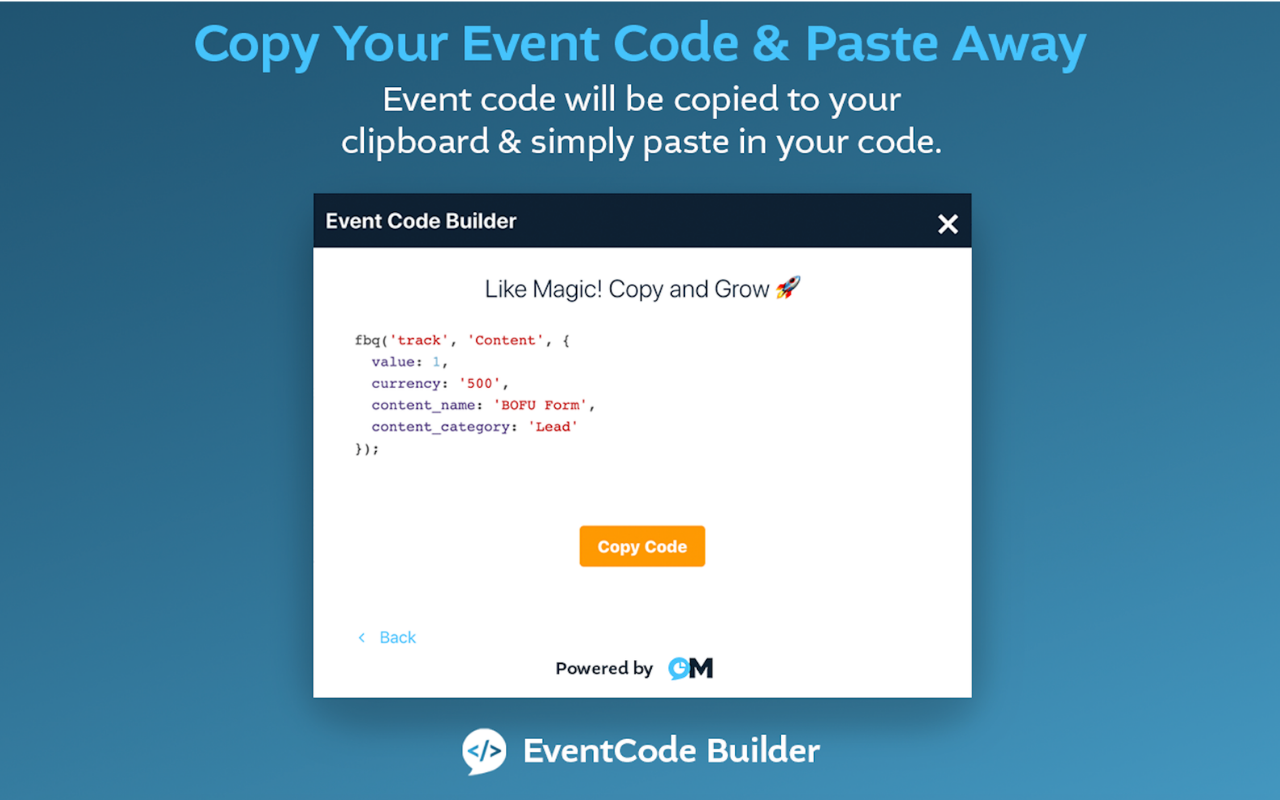 Event Code Builder (by OM) Preview image 6