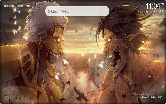 Attack on Titan Wallpaper New Tab