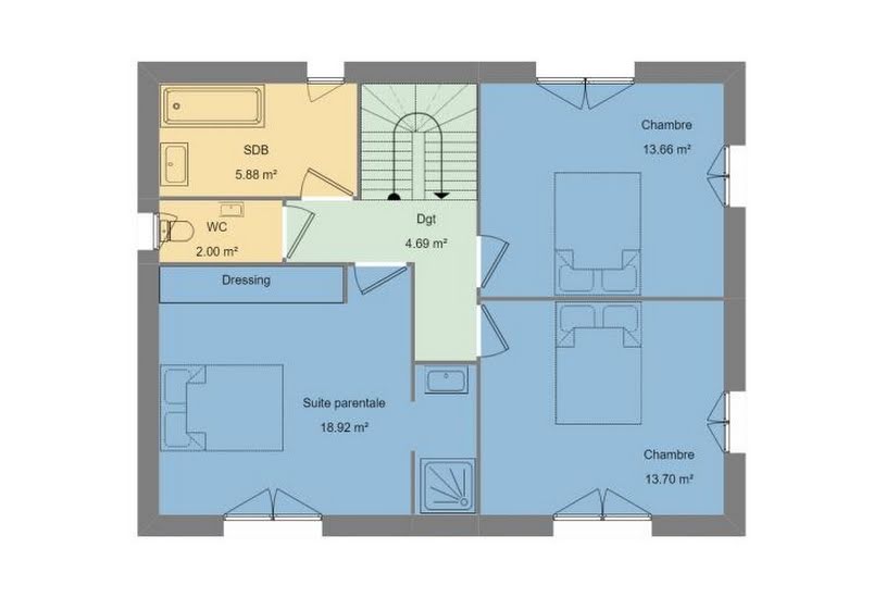  Vente Terrain + Maison - Terrain : 2 200m² - Maison : 142m² à Le Boulou (66160) 