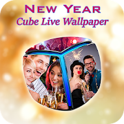 New Year Live Wallpaper : 3D Cube Live Wallpaper  Icon