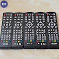 Remote Đầu Chảo Miễn Phí Vinasat Hd02, Vic, Đầu Mặt Đất Topt2, Ktst2