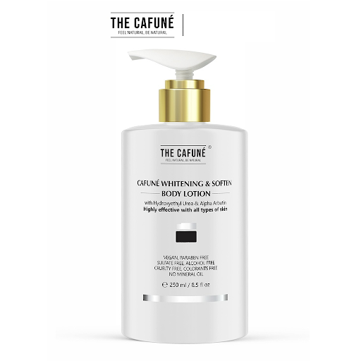 Kem Body Dưỡng Trắng Da The Cafuné Bản Nâng Cấp kết cấu dạng lotion, thẩm thấu nhanh, không nhờn rít dưỡng thể 250g