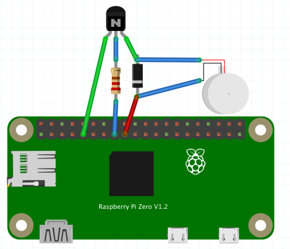 Open Trickler motor control layout.Image shows incorrect motor PIN (see note above).