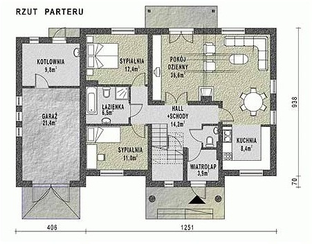 WB-3428 - Rzut parteru