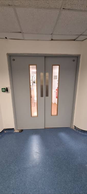 Fire doors fitted. album cover